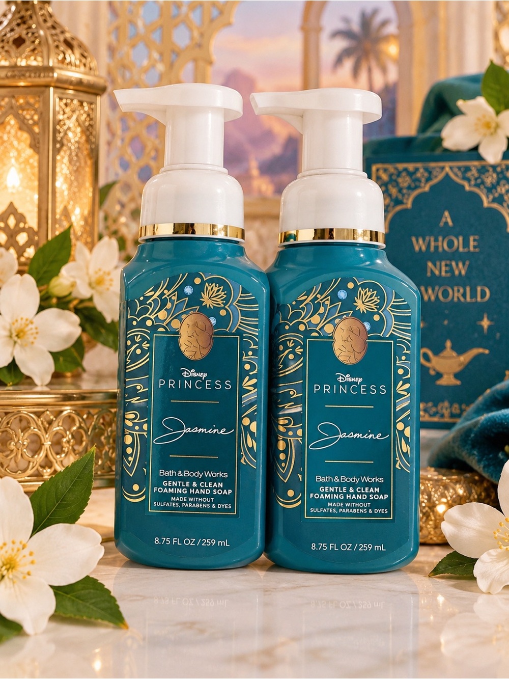 Bath & Body Works Disney Princess Jasmine Gentle Foaming Hand Soap - Teal